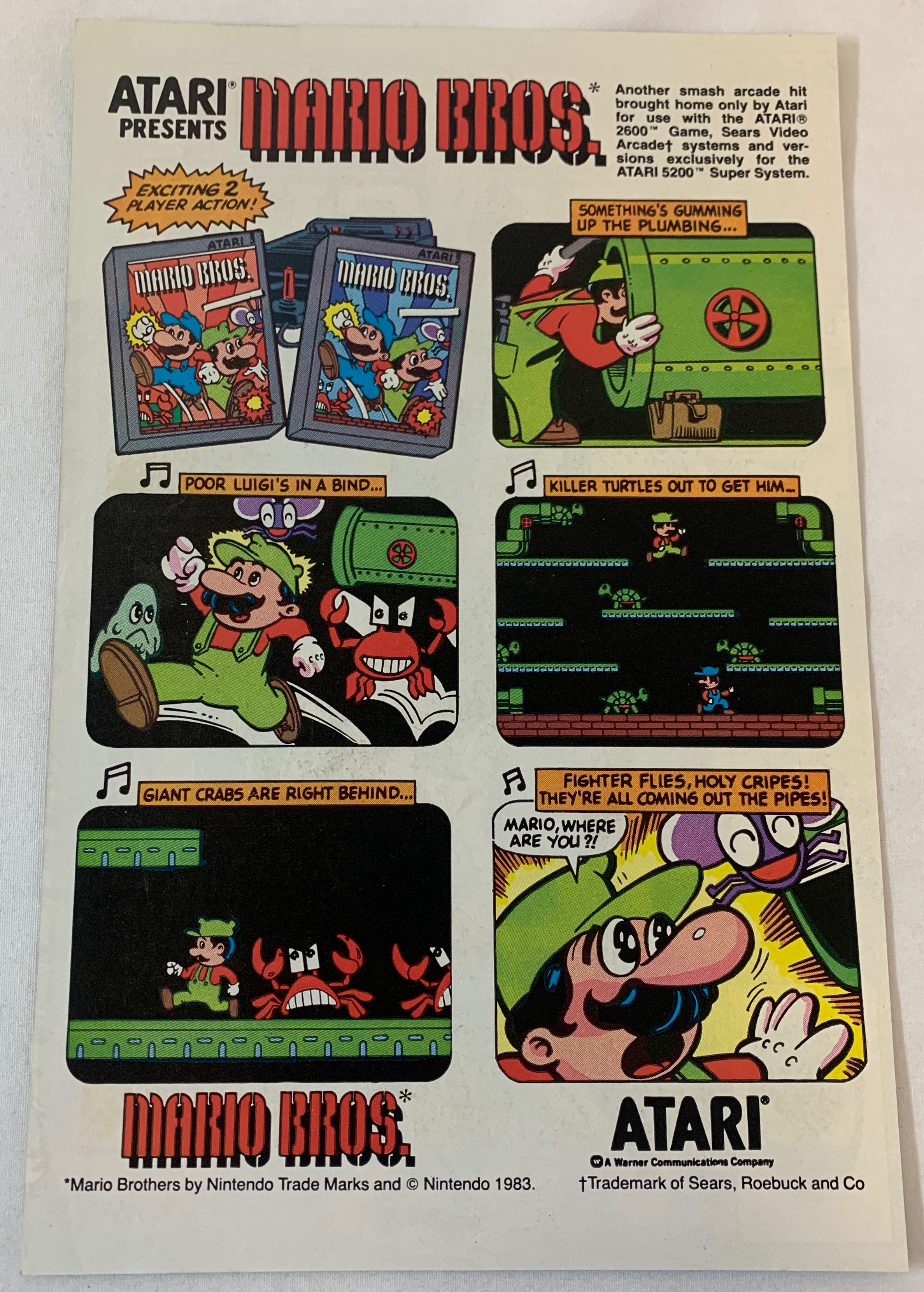 mario bros nes 1983
