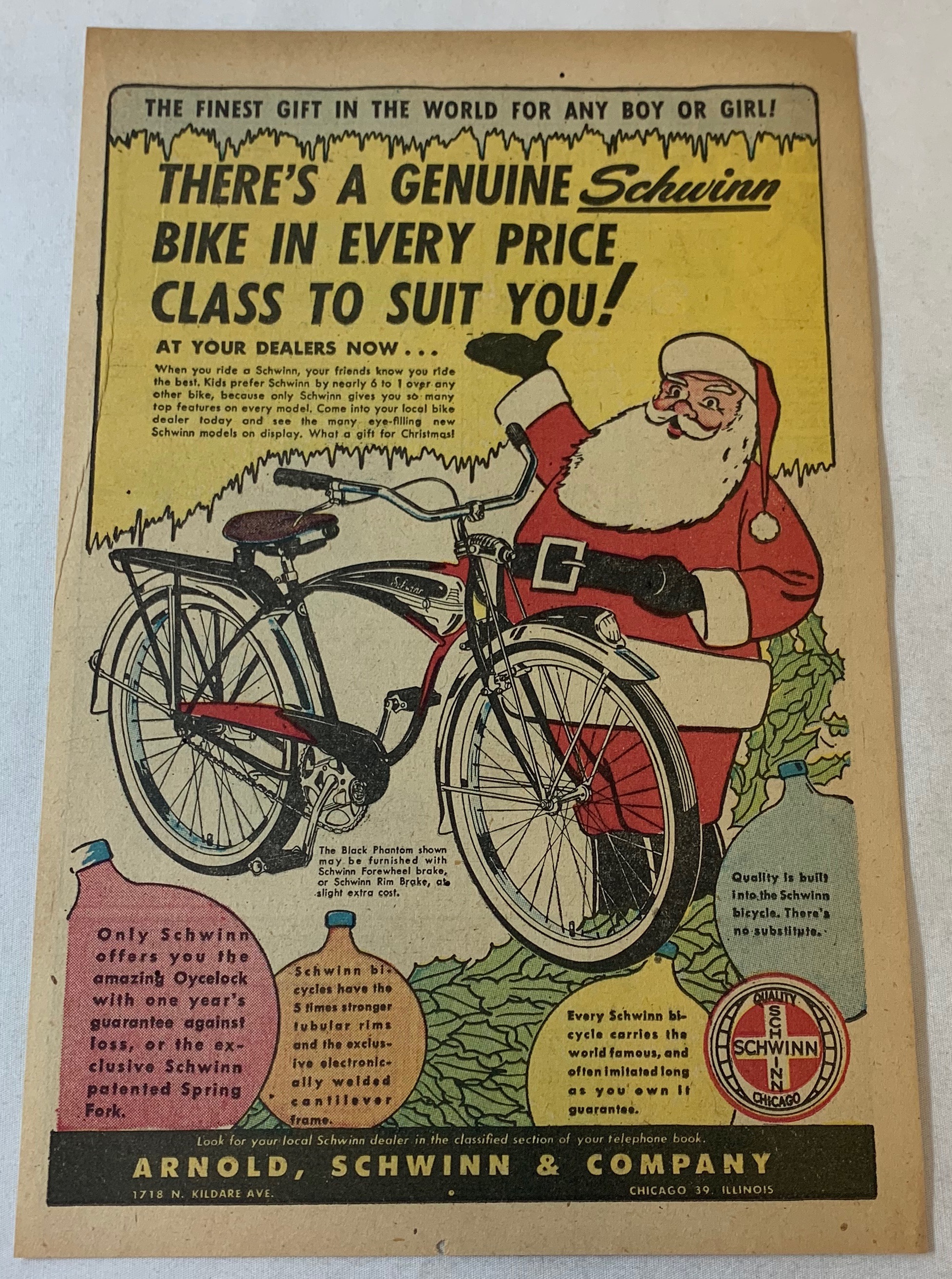 1950 schwinn black phantom