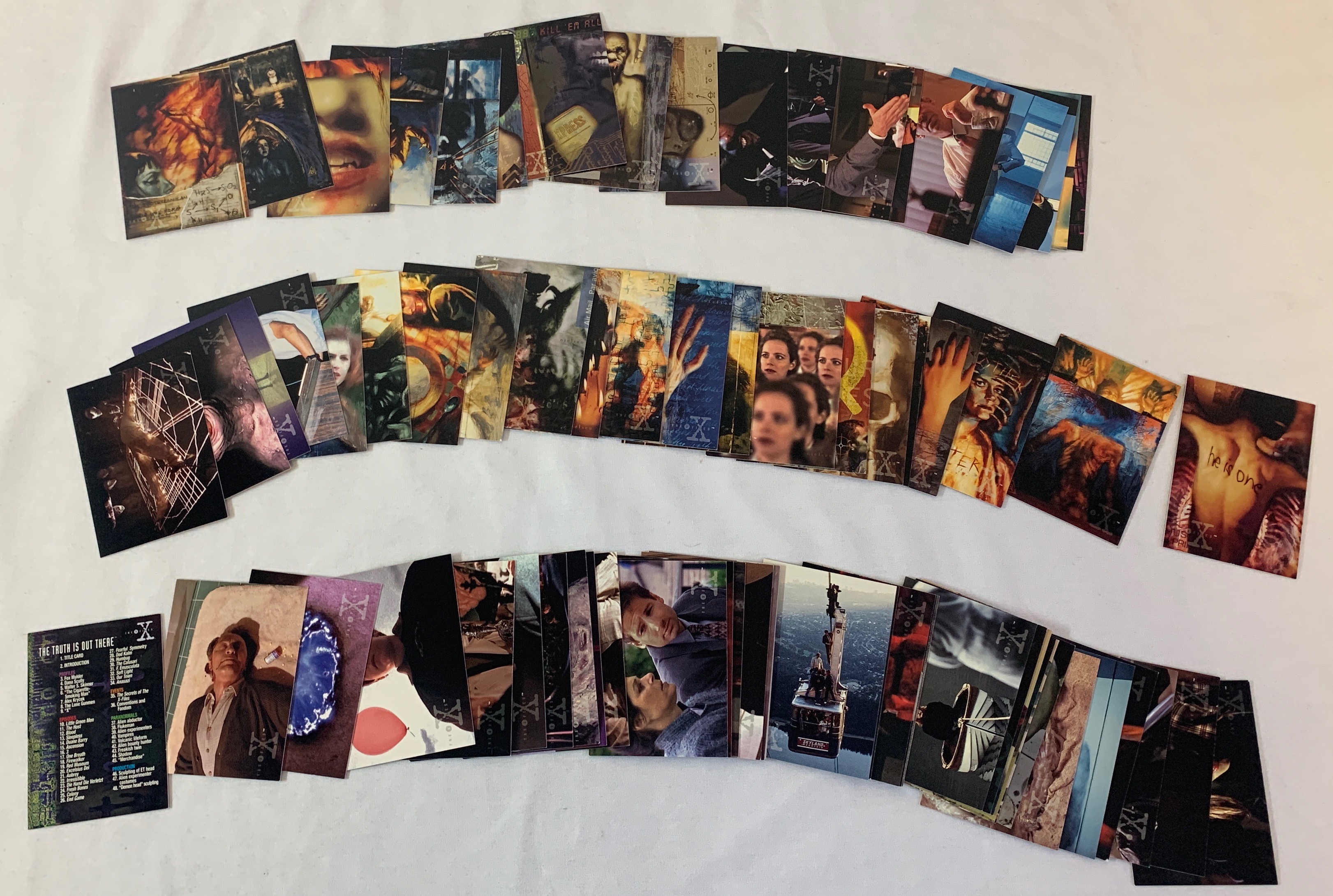 1996 Topps trading cards THE X-FILES SEASON 2 #1-72 ~ FULL BASE