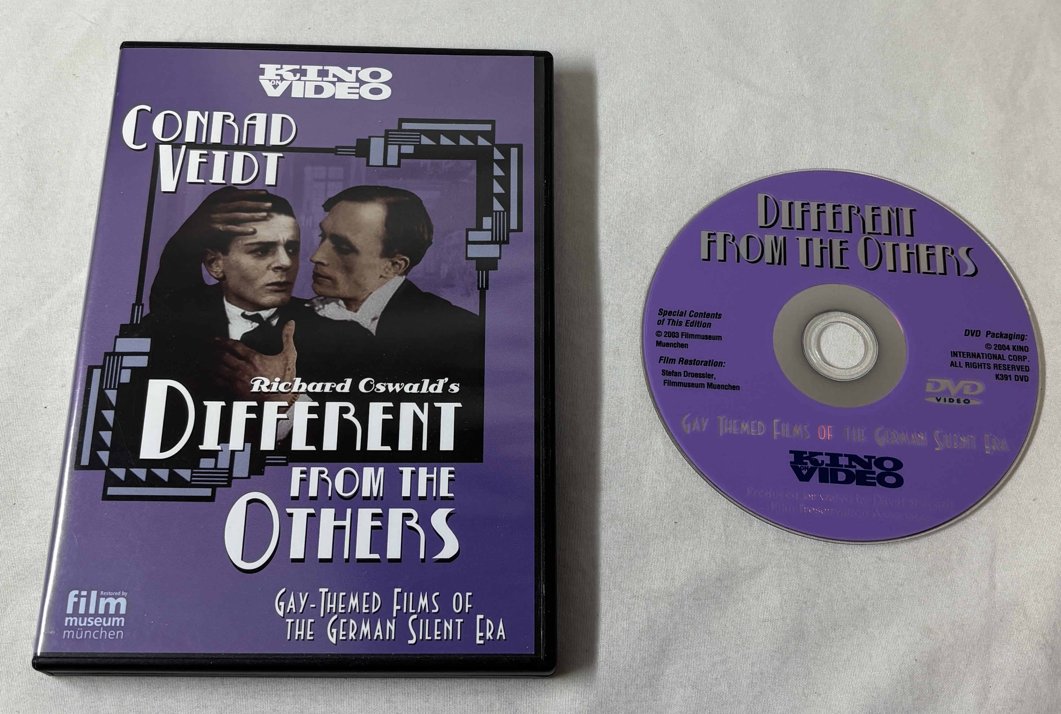 DVD ~ Richard Oswald DIFFERENT FROM THE OTHERS Conrad Veidt