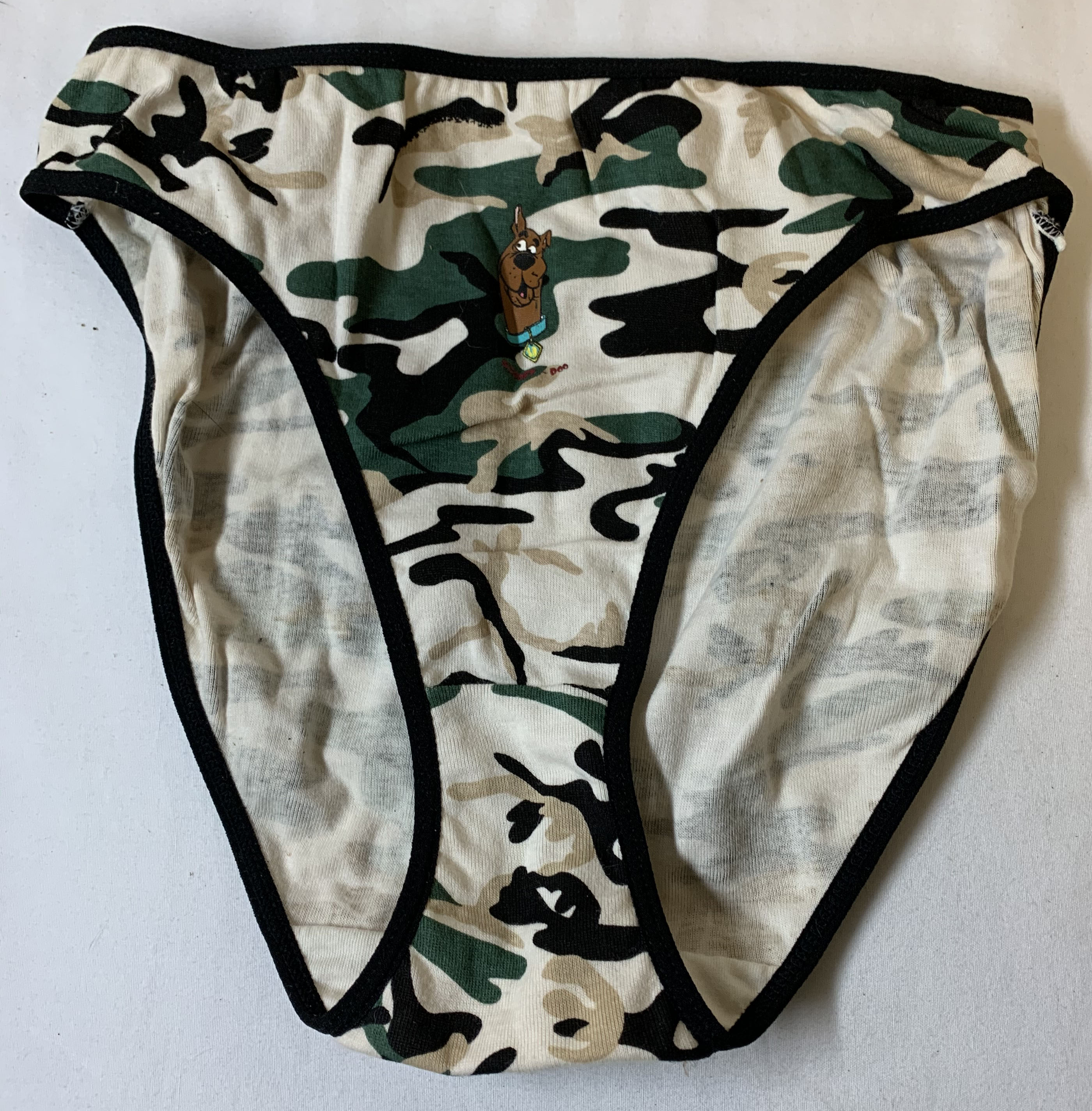 2000 SCOOBY DOO unworn prototype/sample women's camouflage panties ...