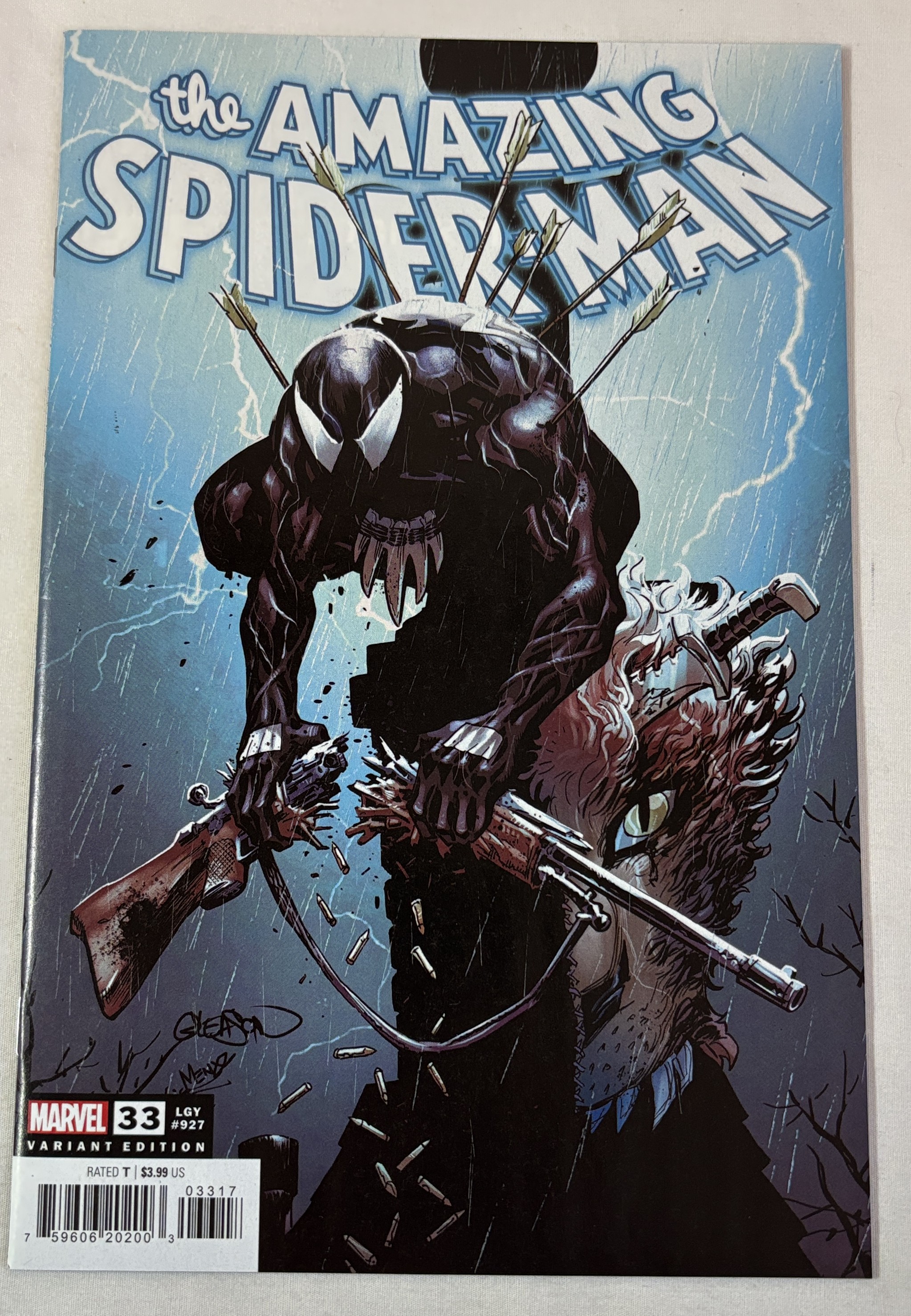 2023 Marvel AMAZING SPIDER-MAN #33 ~ Gleason 1:25 variant ~ nice