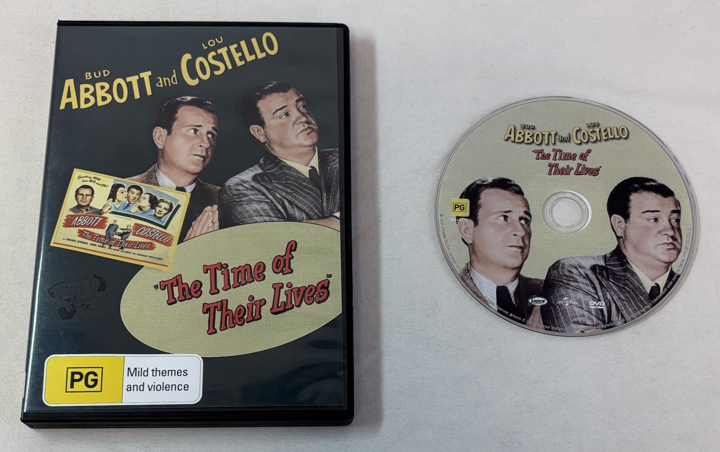 DVD ~ THE TIME OF THEIR LIVES Abbott & Costello 1946 ~ Region 4 | eBay