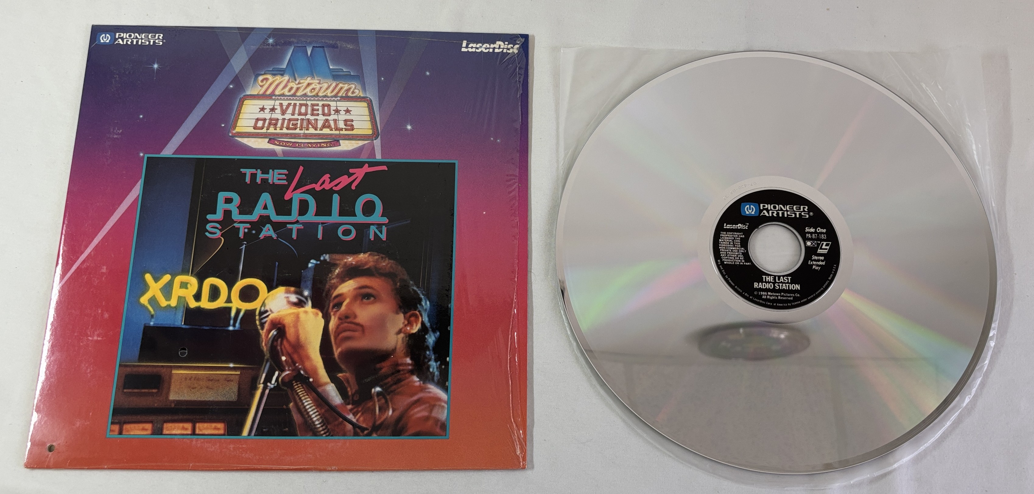 Laserdisc ~ Motown Video Originals THE LAST RADIO STATION ~ 1986